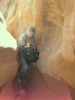 PICTURES/Peek-A-Boo and Spooky Slot Canyons/t_George - Squeezing Through.JPG